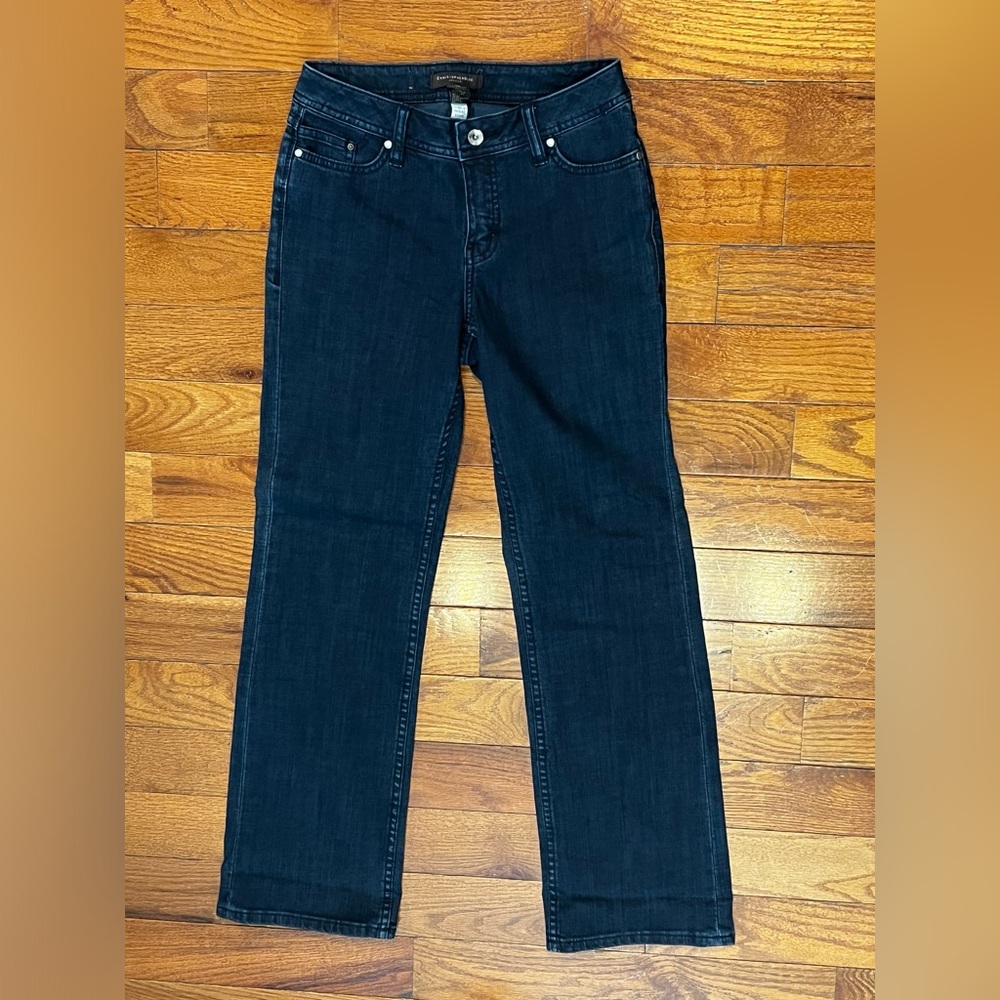 Christopher Blue Stretch Straight Leg Denim Jeans Women's 2S